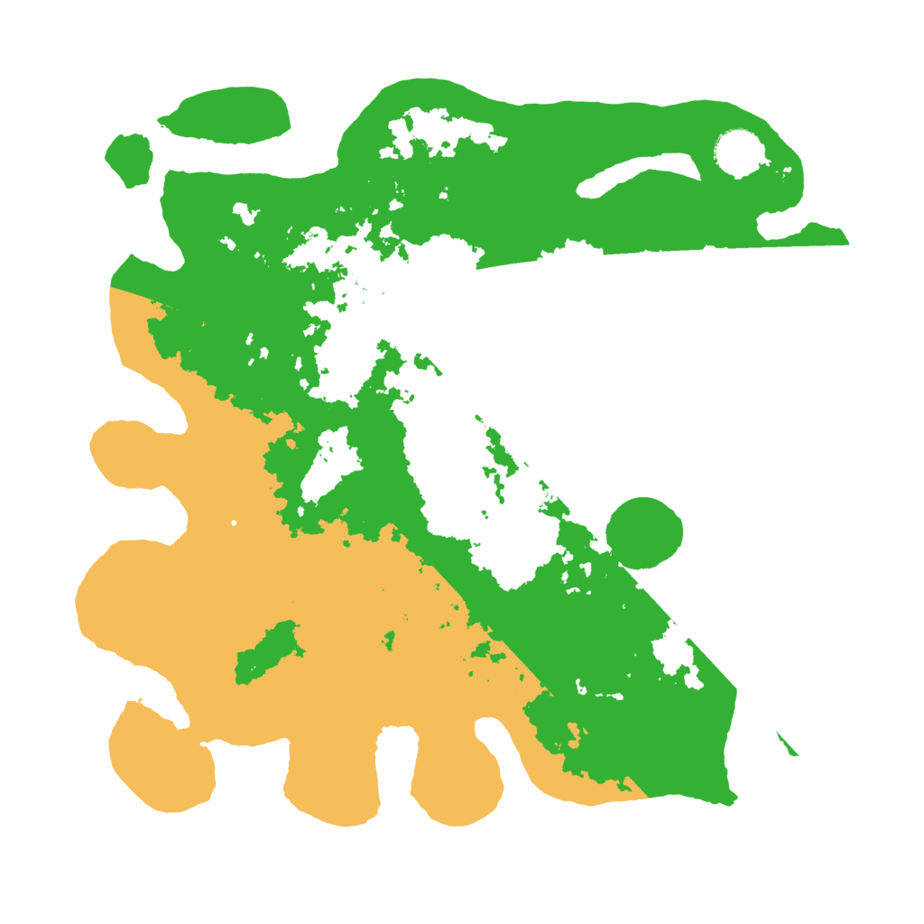 Biome Rust Map: Barren, Size: 3500, Seed: 41783961