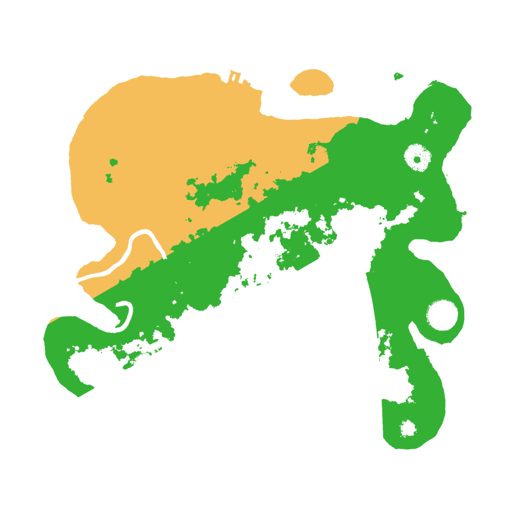 Biome Rust Map: Procedural Map, Size: 3000, Seed: 99925479