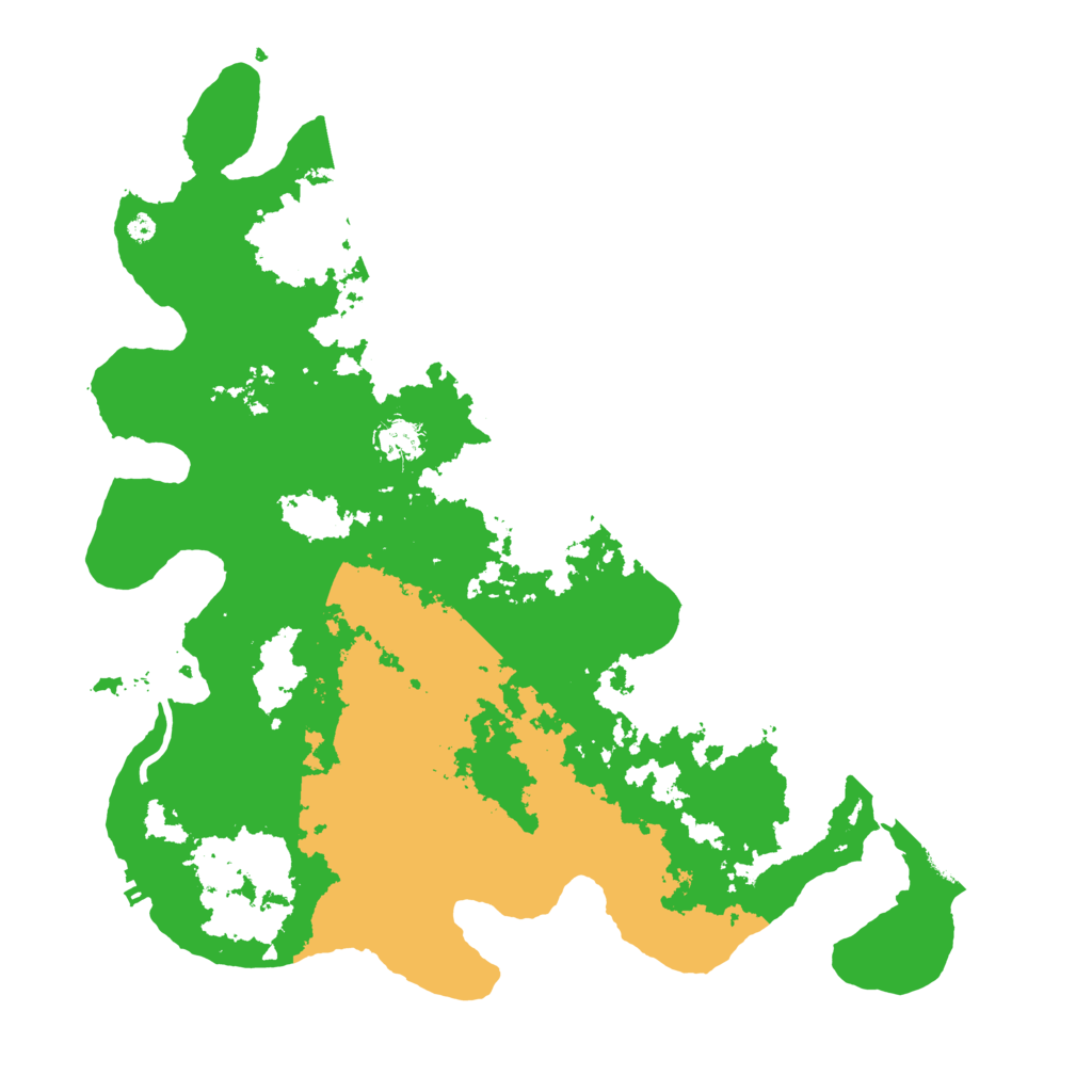 Biome Rust Map: Procedural Map, Size: 4100, Seed: 42808527