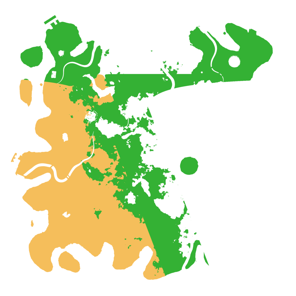 Biome Rust Map: Procedural Map, Size: 4500, Seed: 1596959045