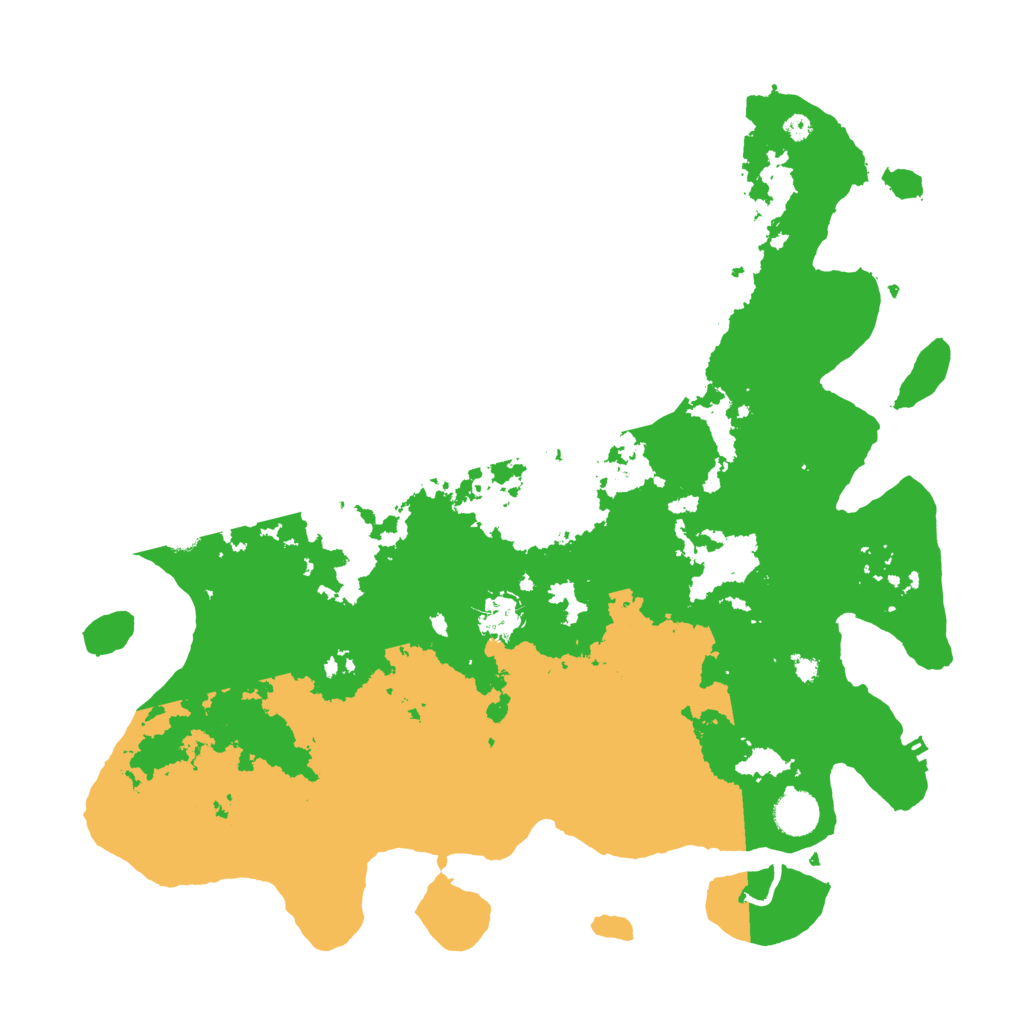 Biome Rust Map: Procedural Map, Size: 4000, Seed: 73996099