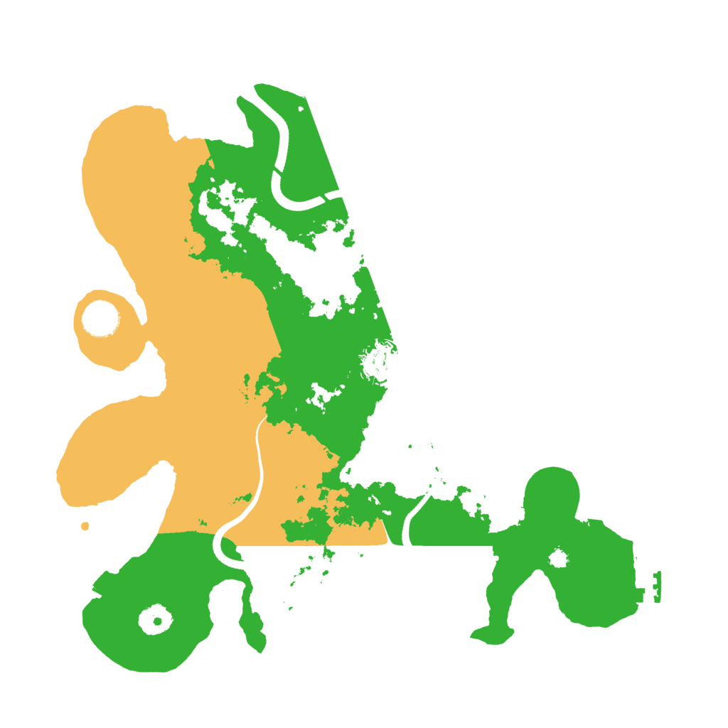 Biome Rust Map: Procedural Map, Size: 3500, Seed: 1633165141