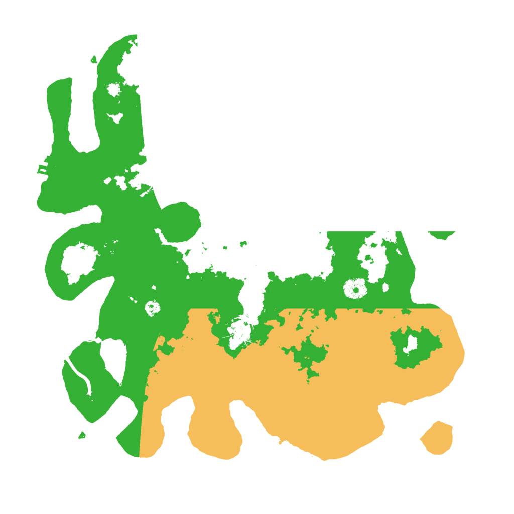 Biome Rust Map: Procedural Map, Size: 3500, Seed: 1172677