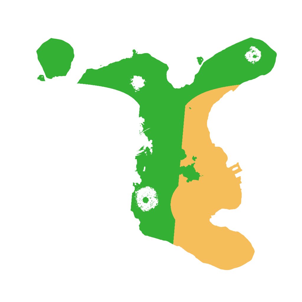 Biome Rust Map: Procedural Map, Size: 2000, Seed: 255319041