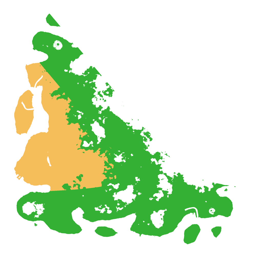 Biome Rust Map: Procedural Map, Size: 4337, Seed: 1234567890