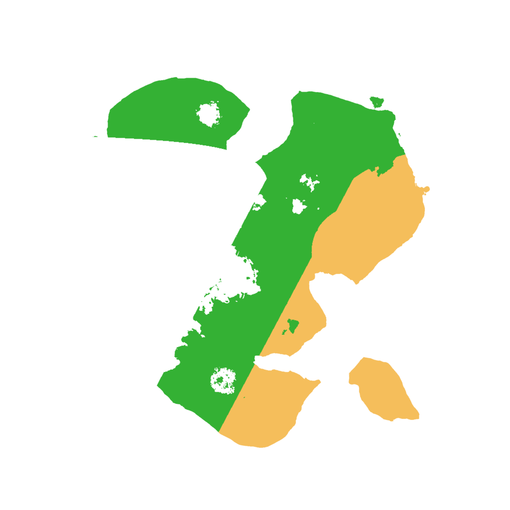 Biome Rust Map: Procedural Map, Size: 2000, Seed: 4554