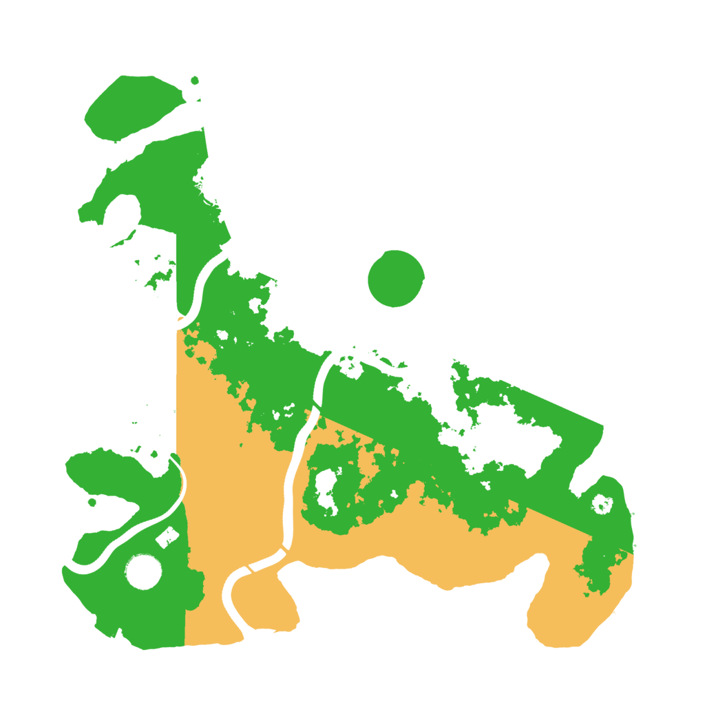 Biome Rust Map: Procedural Map, Size: 3500, Seed: 426781295