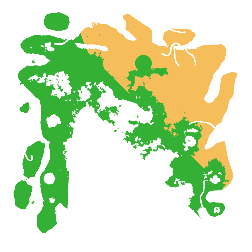 Biome Rust Map: Procedural Map, Size: 4000, Seed: 12700