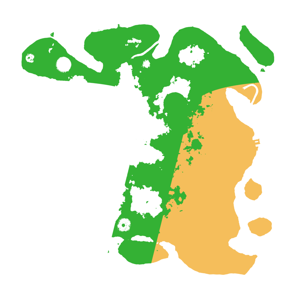 Biome Rust Map: Procedural Map, Size: 3500, Seed: 1175725969