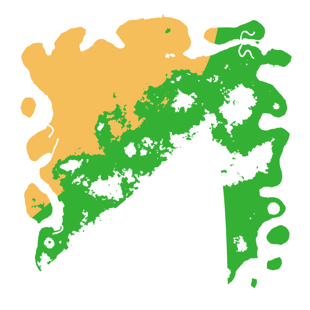 Biome Rust Map: Procedural Map, Size: 4500, Seed: 632071346