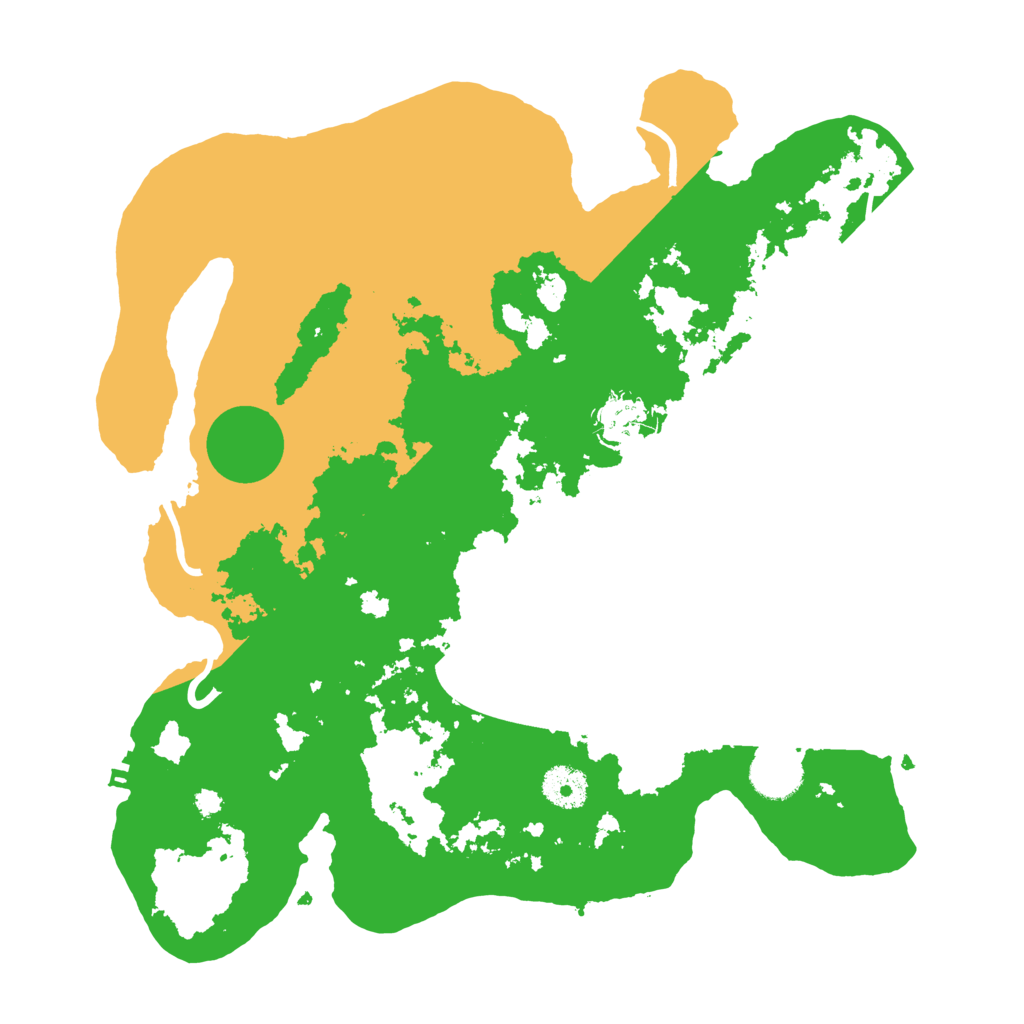 Biome Rust Map: Procedural Map, Size: 3500, Seed: 24139648