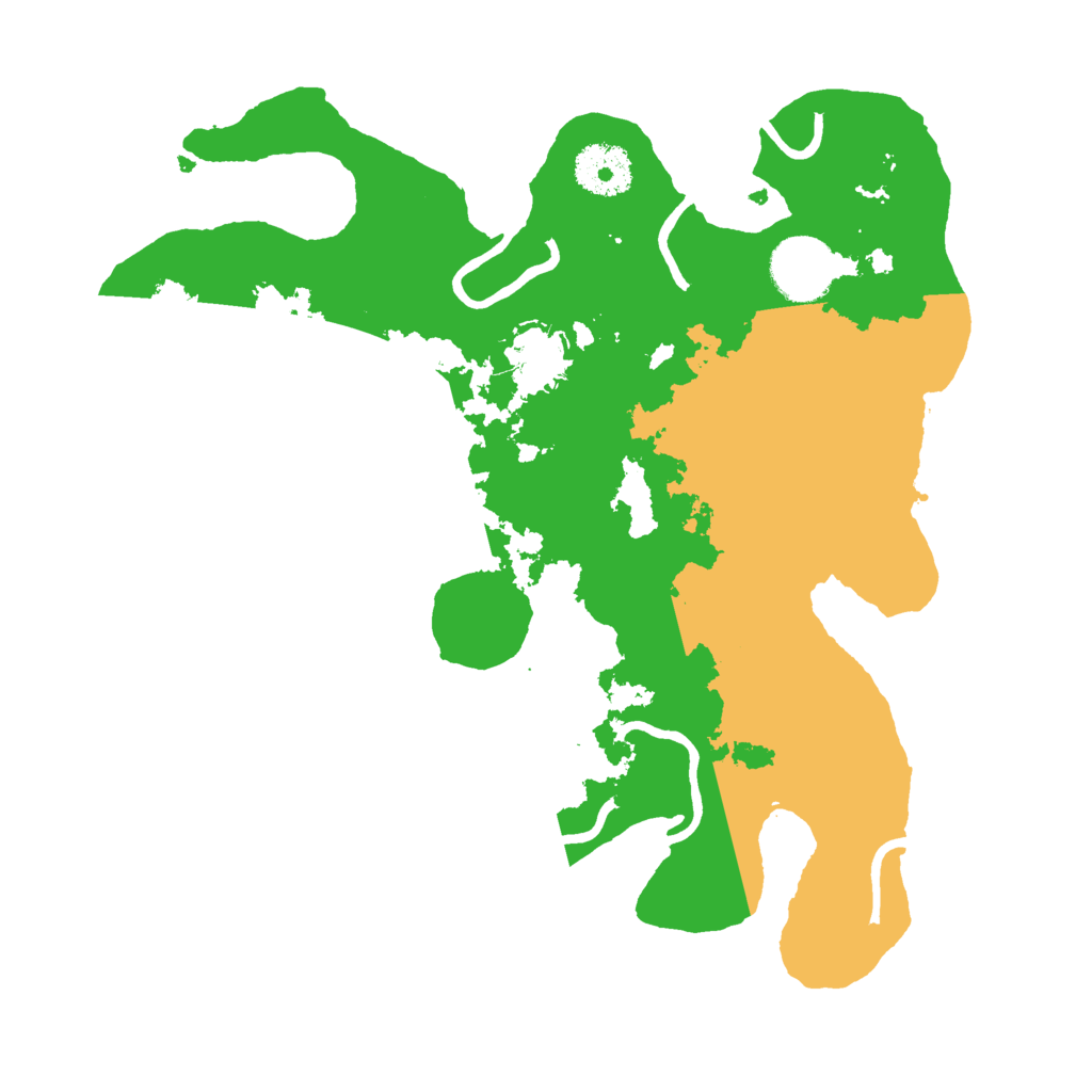 Biome Rust Map: Procedural Map, Size: 3000, Seed: 431925125