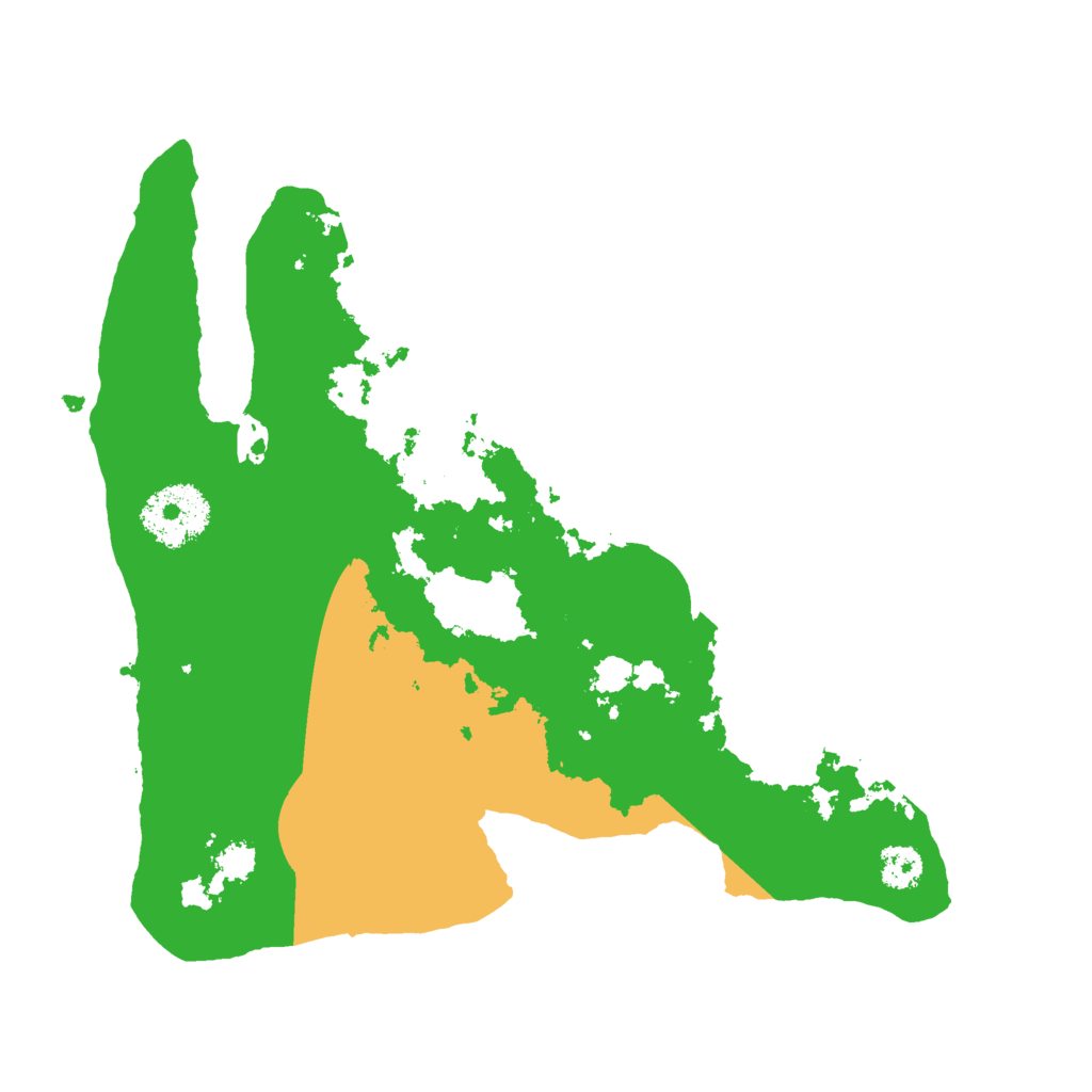 Biome Rust Map: Procedural Map, Size: 2600, Seed: 14849979