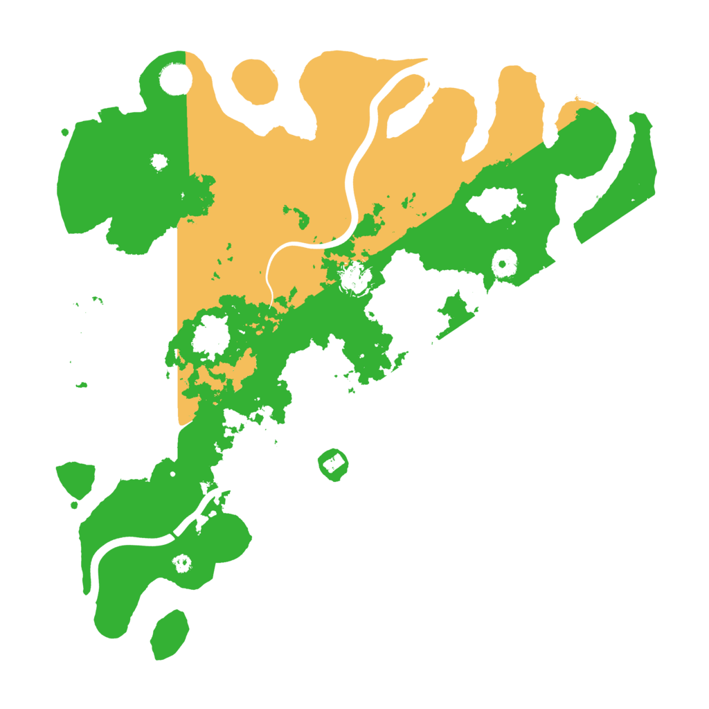 Biome Rust Map: Procedural Map, Size: 3900, Seed: 45281348