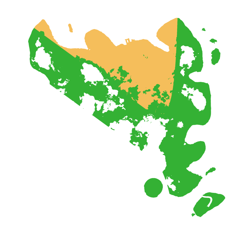 Biome Rust Map: Procedural Map, Size: 3500, Seed: 90089023