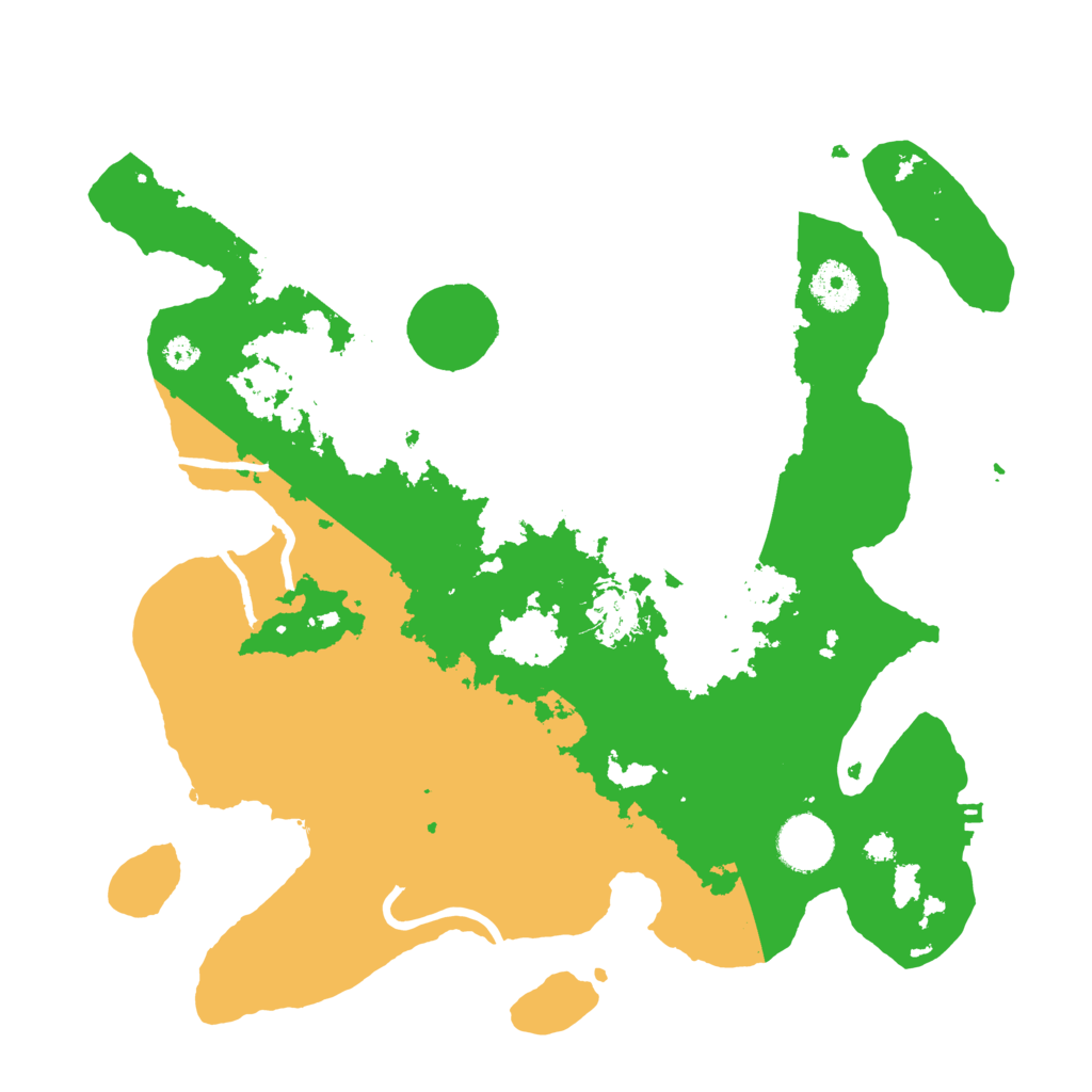Biome Rust Map: Procedural Map, Size: 3400, Seed: 54372598