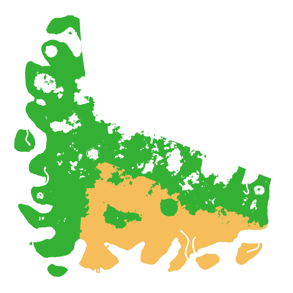 Biome Rust Map: Procedural Map, Size: 4400, Seed: 79514119