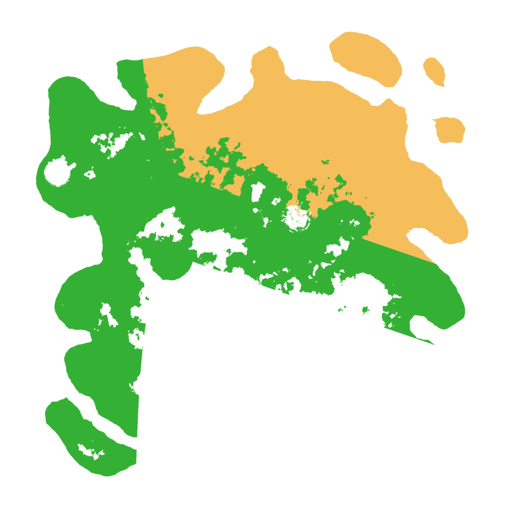 Biome Rust Map: Barren, Size: 3550, Seed: 46324595