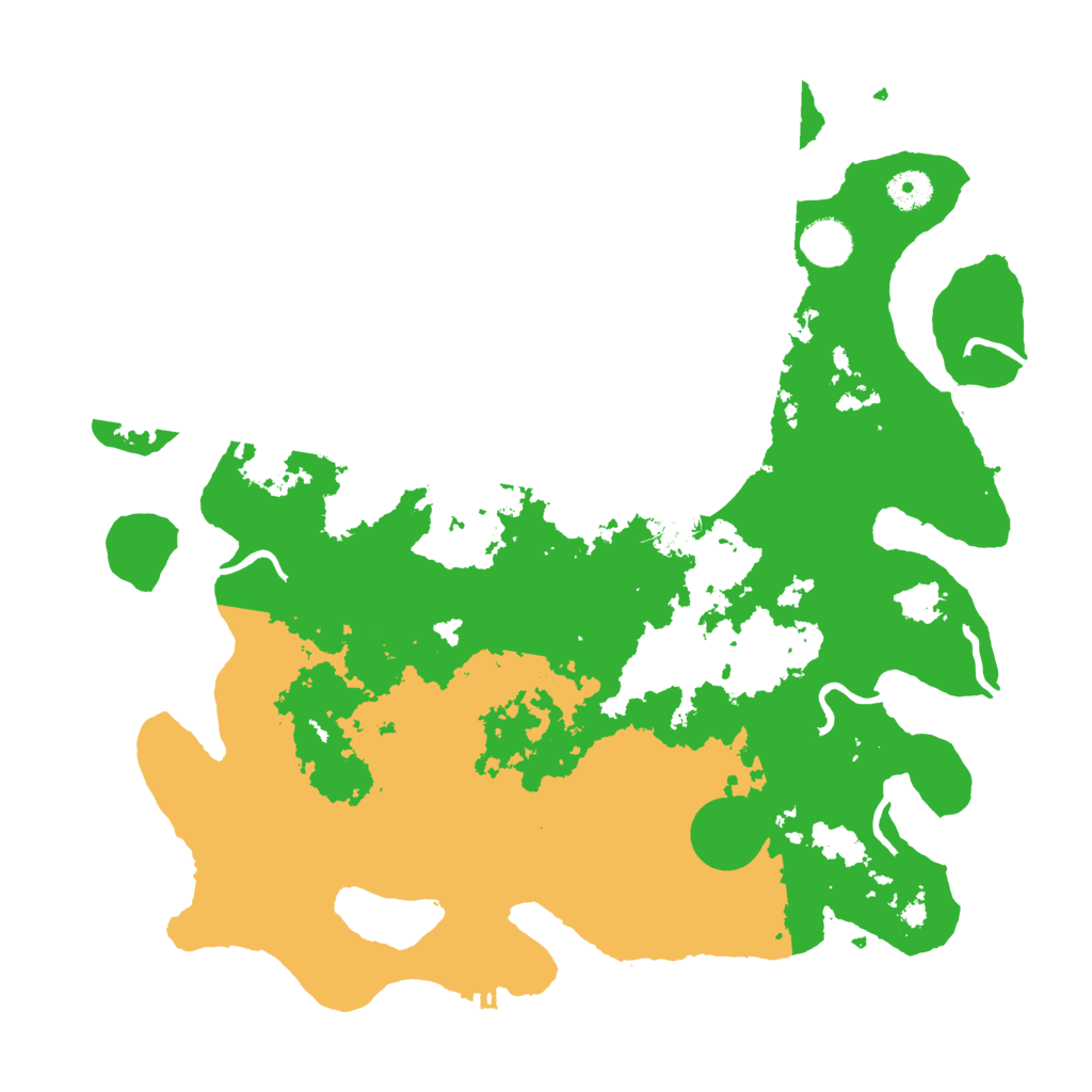 Biome Rust Map: Procedural Map, Size: 3950, Seed: 59386545