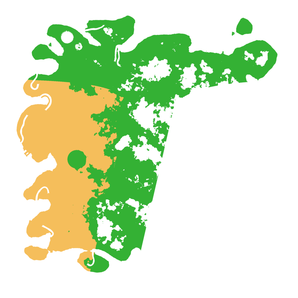 Biome Rust Map: Procedural Map, Size: 4300, Seed: 2993774
