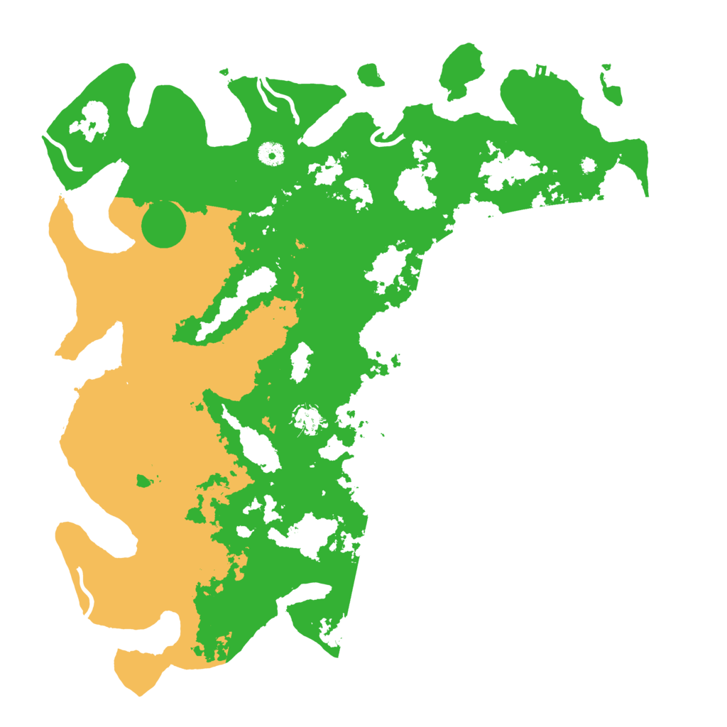 Biome Rust Map: Procedural Map, Size: 4300, Seed: 88234774