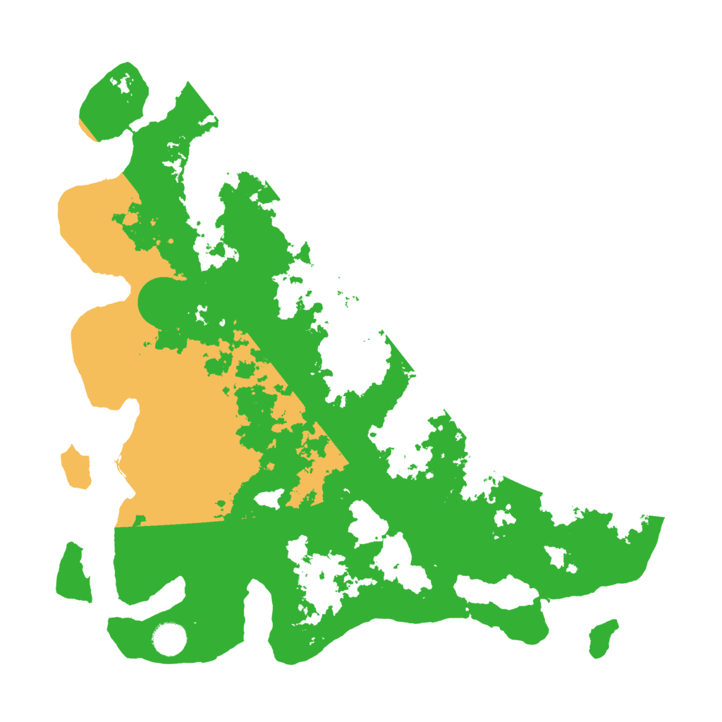 Biome Rust Map: Barren, Size: 3800, Seed: 92912529