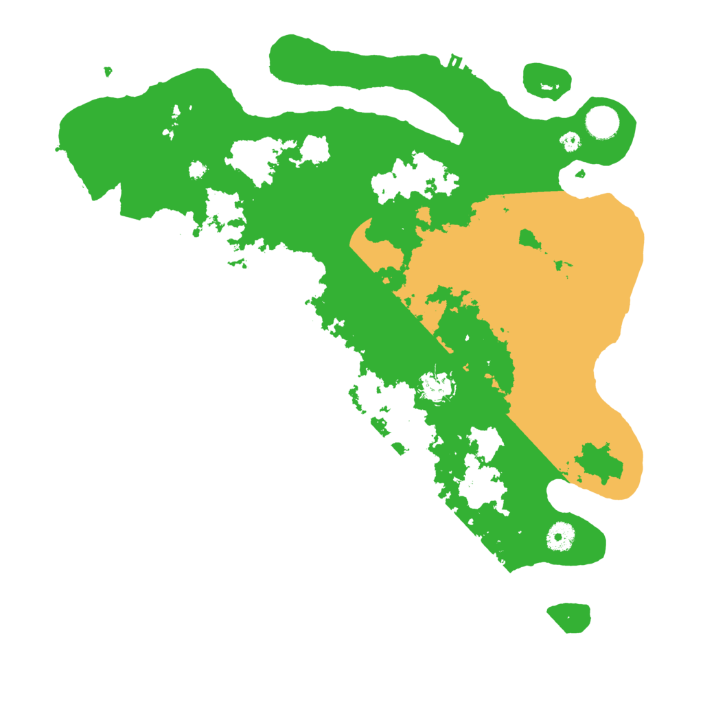 Biome Rust Map: Procedural Map, Size: 3700, Seed: 62315382