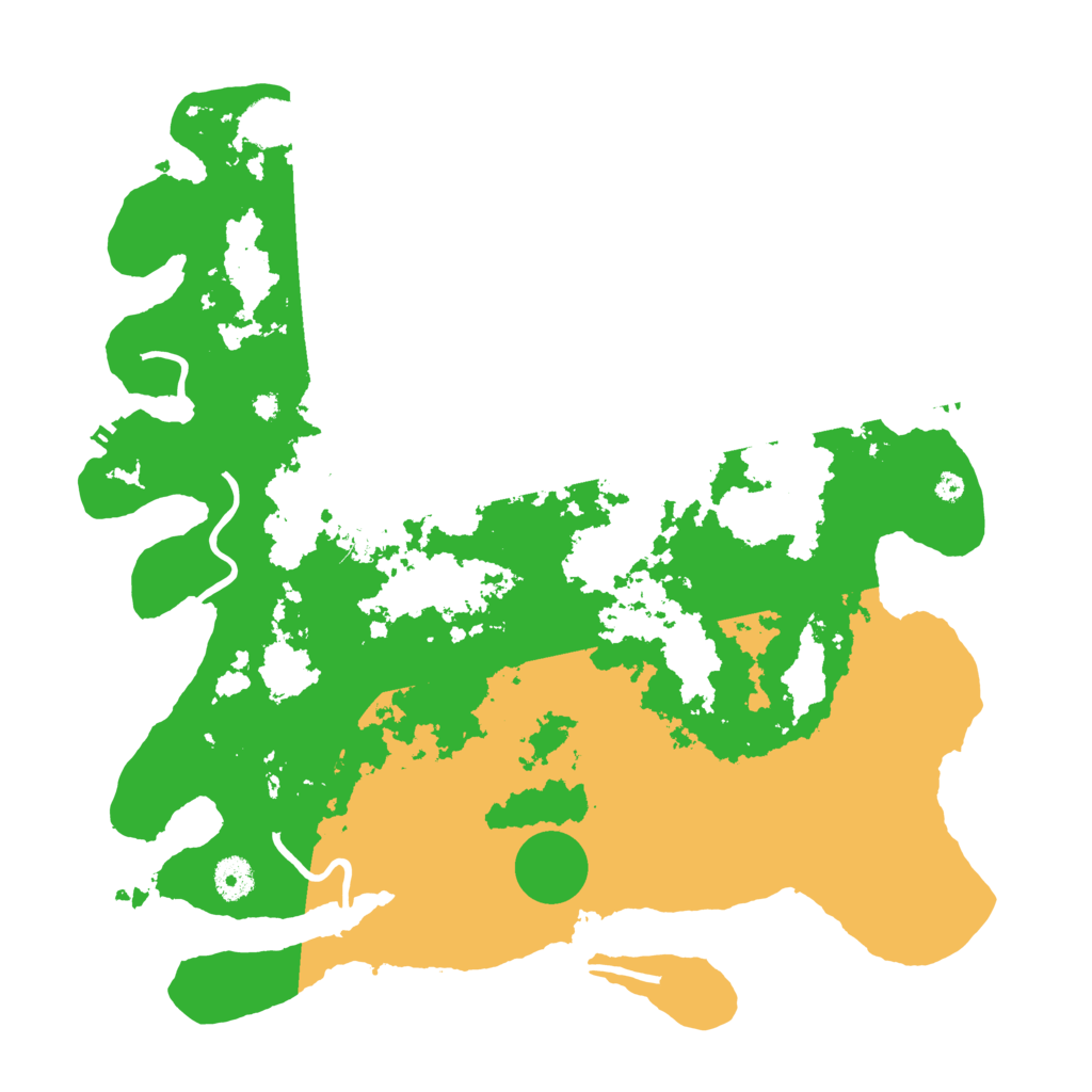 Biome Rust Map: Procedural Map, Size: 3950, Seed: 97438551