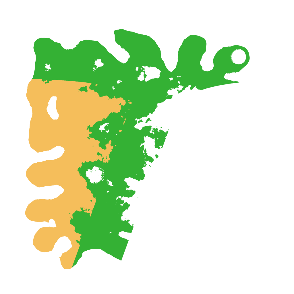 Biome Rust Map: Barren, Size: 3500, Seed: 49193820