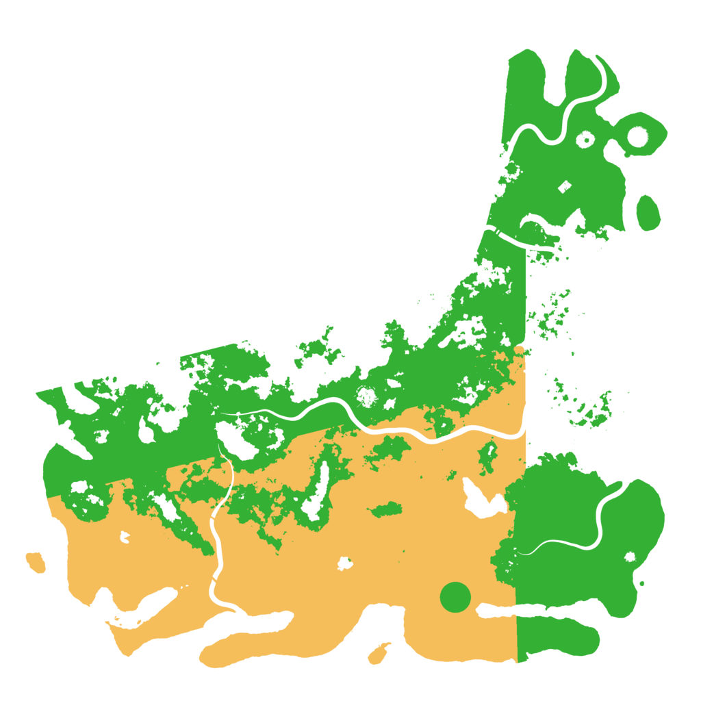 Biome Rust Map: Procedural Map, Size: 6000, Seed: 867837152