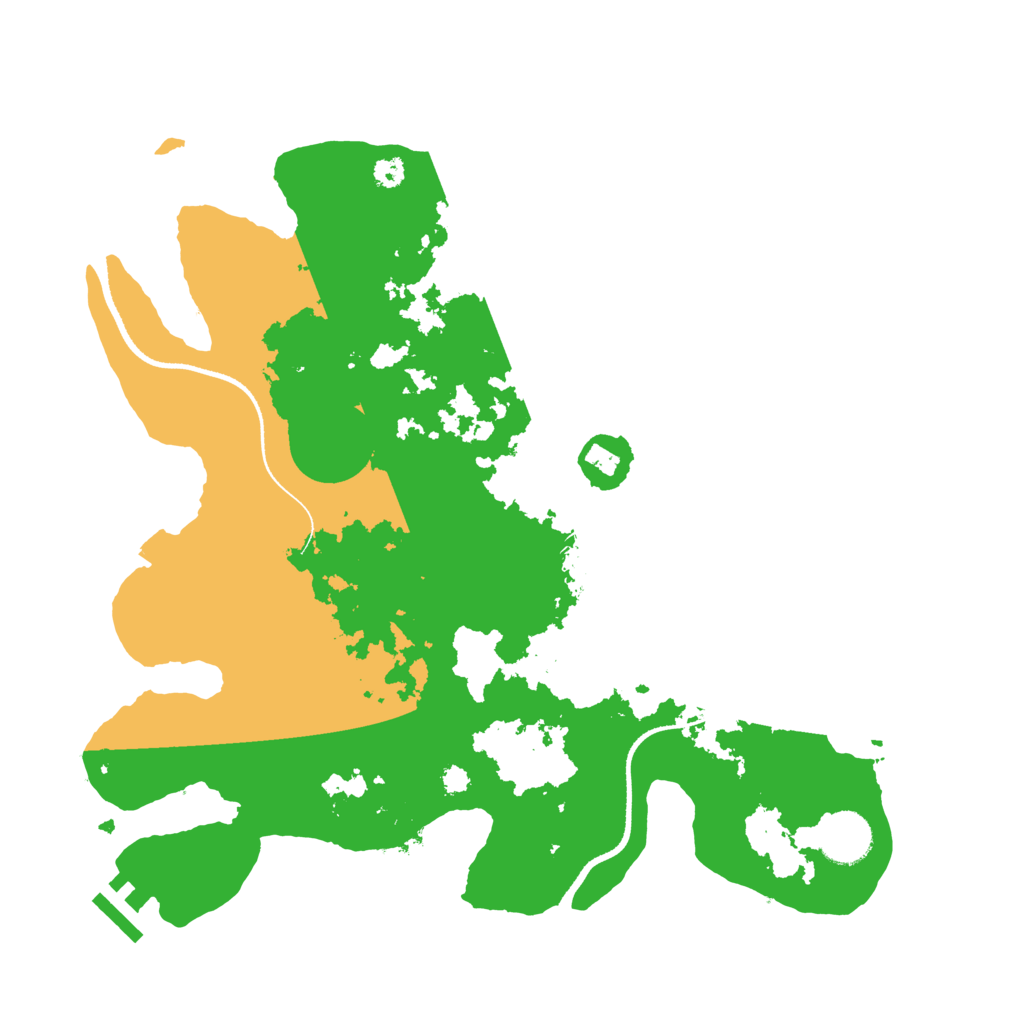 Biome Rust Map: Procedural Map, Size: 3400, Seed: 53005964