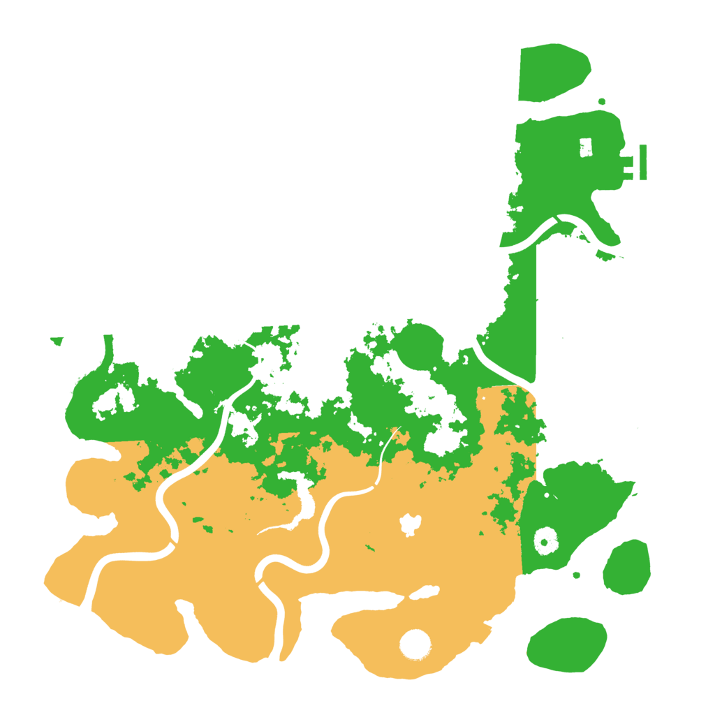 Biome Rust Map: Procedural Map, Size: 4100, Seed: 28066358