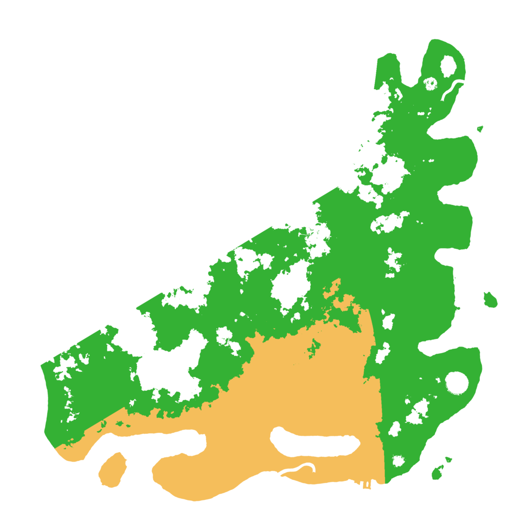 Biome Rust Map: Procedural Map, Size: 4100, Seed: 2292098