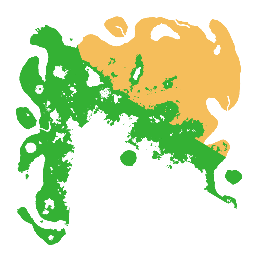 Biome Rust Map: Procedural Map, Size: 4500, Seed: 436041227