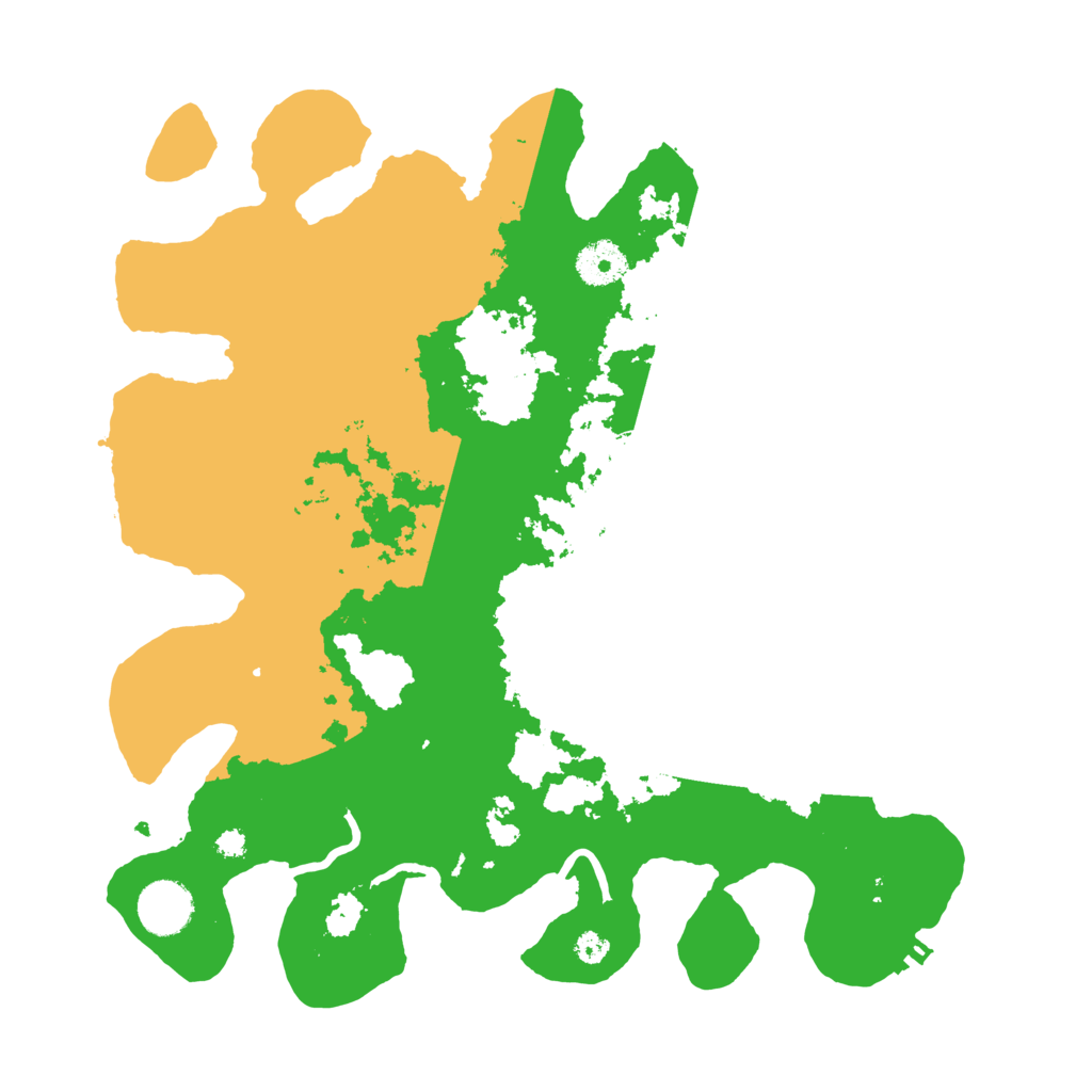 Biome Rust Map: Procedural Map, Size: 3500, Seed: 88172428