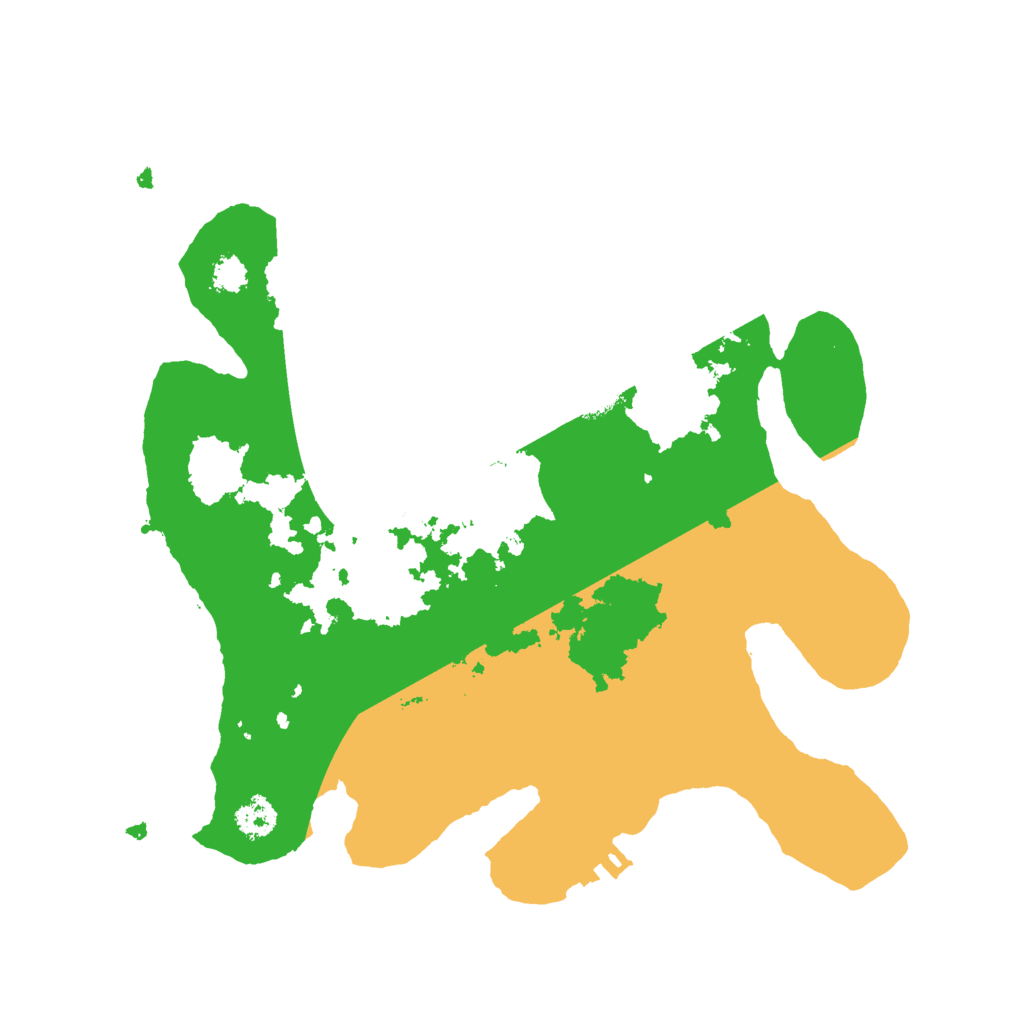 Biome Rust Map: Procedural Map, Size: 2600, Seed: 1872265462