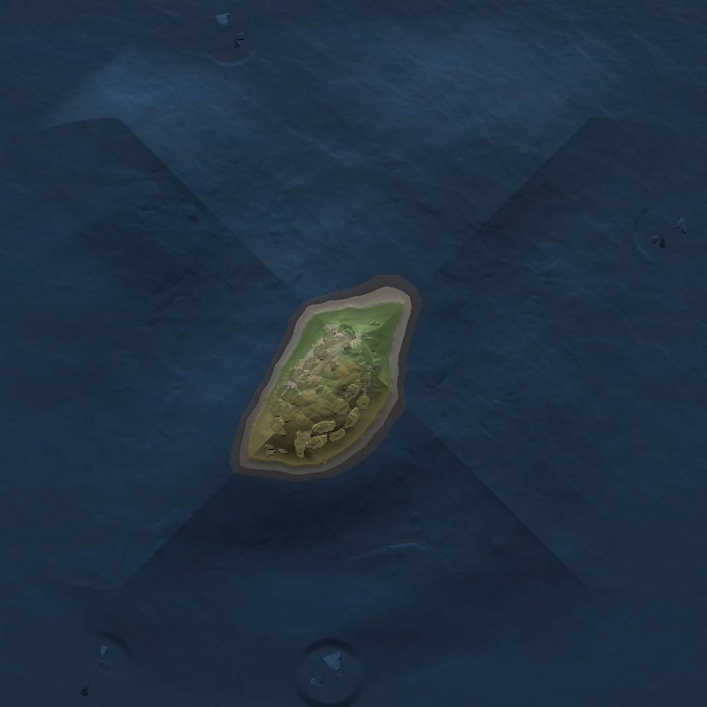 Rust Map: Procedural Map, Size: 1000, Seed: 212, 3 Monuments