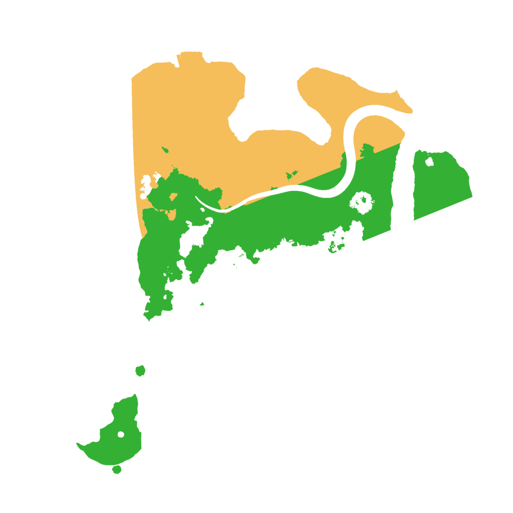 Biome Rust Map: Procedural Map, Size: 2350, Seed: 21441