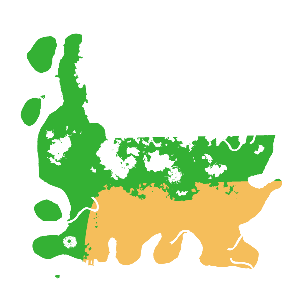 Biome Rust Map: Procedural Map, Size: 3500, Seed: 10544935