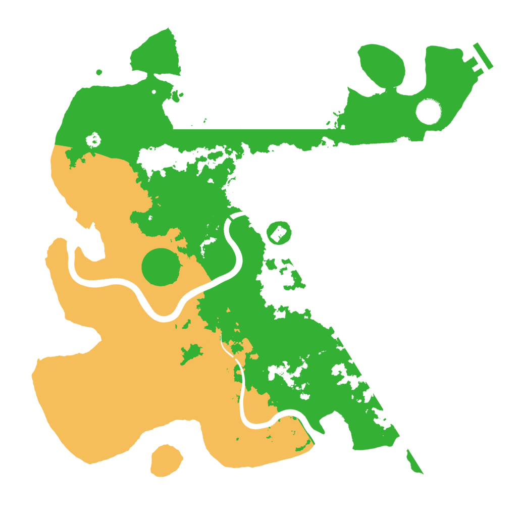 Biome Rust Map: Procedural Map, Size: 3600, Seed: 90485947