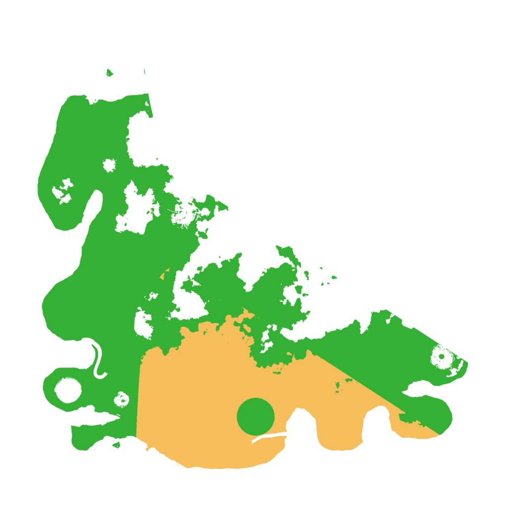 Biome Rust Map: Procedural Map, Size: 3550, Seed: 45482280