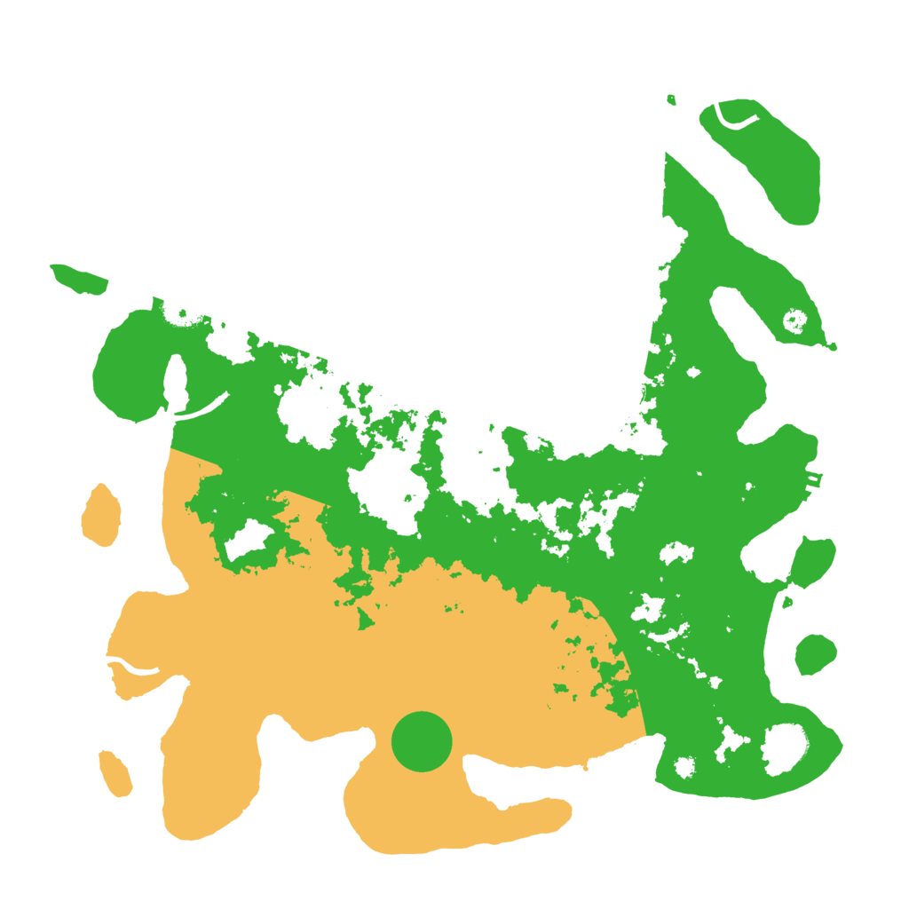 Biome Rust Map: Procedural Map, Size: 3950, Seed: 52027851