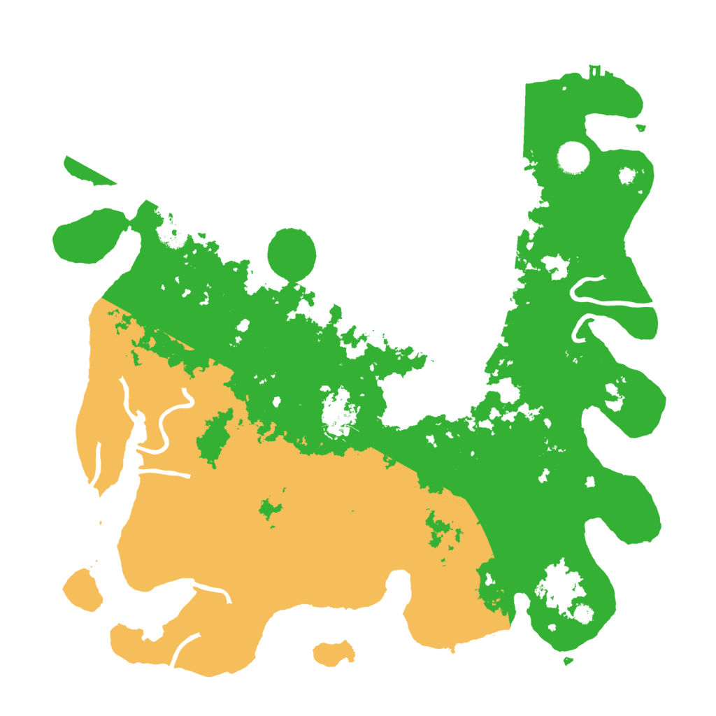 Biome Rust Map: Procedural Map, Size: 3900, Seed: 23510502
