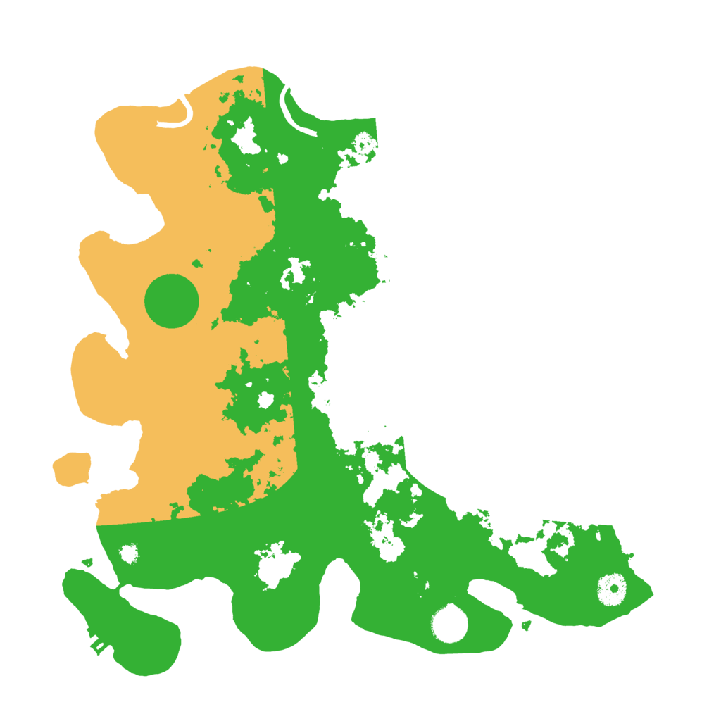 Biome Rust Map: Procedural Map, Size: 3500, Seed: 827572150