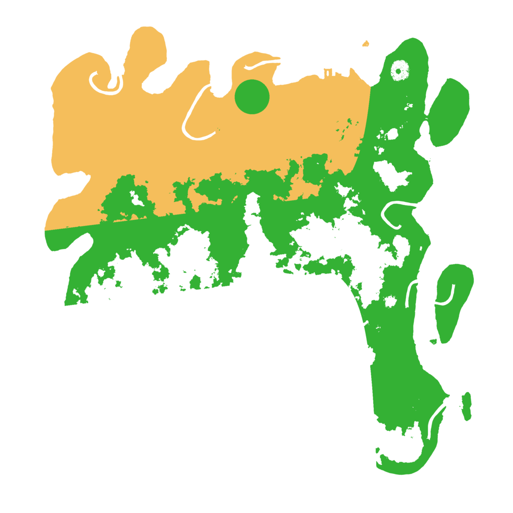 Biome Rust Map: Procedural Map, Size: 3900, Seed: 31733844