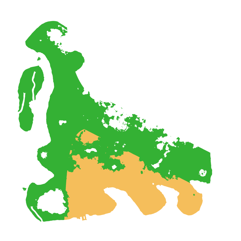 Biome Rust Map: Procedural Map, Size: 3400, Seed: 43130713