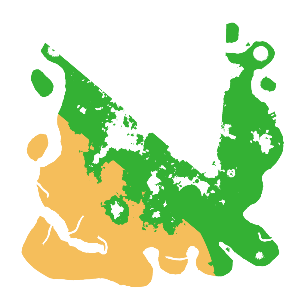 Biome Rust Map: Procedural Map, Size: 3650, Seed: 90587456