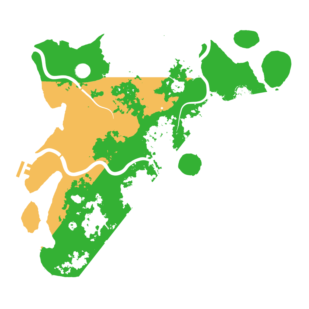 Biome Rust Map: Procedural Map, Size: 3800, Seed: 83610420