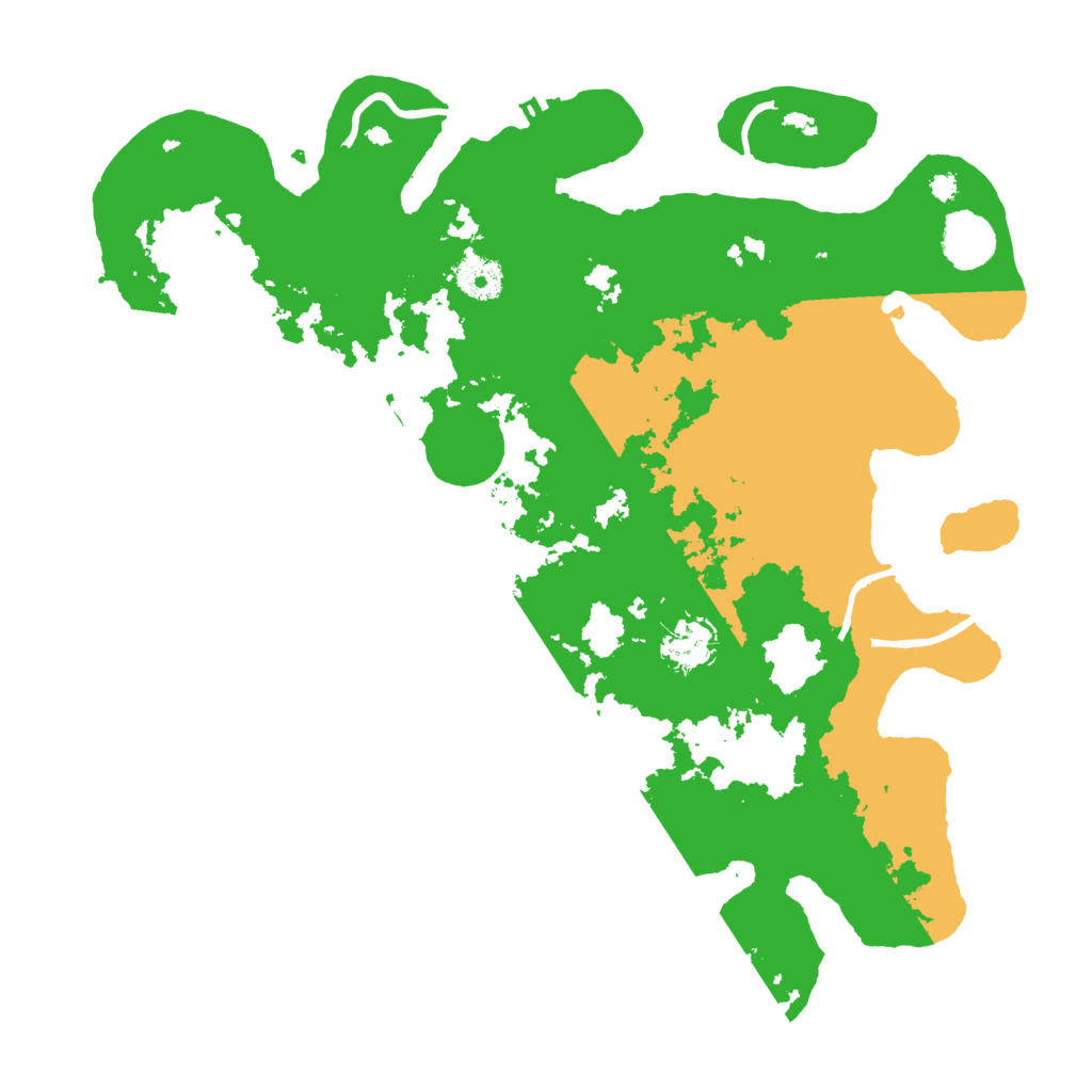 Biome Rust Map: Procedural Map, Size: 3650, Seed: 23225893