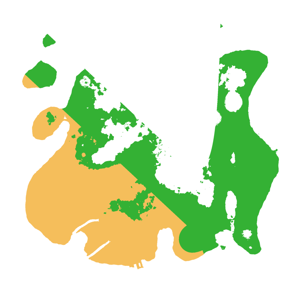 Biome Rust Map: Procedural Map, Size: 3000, Seed: 627473028